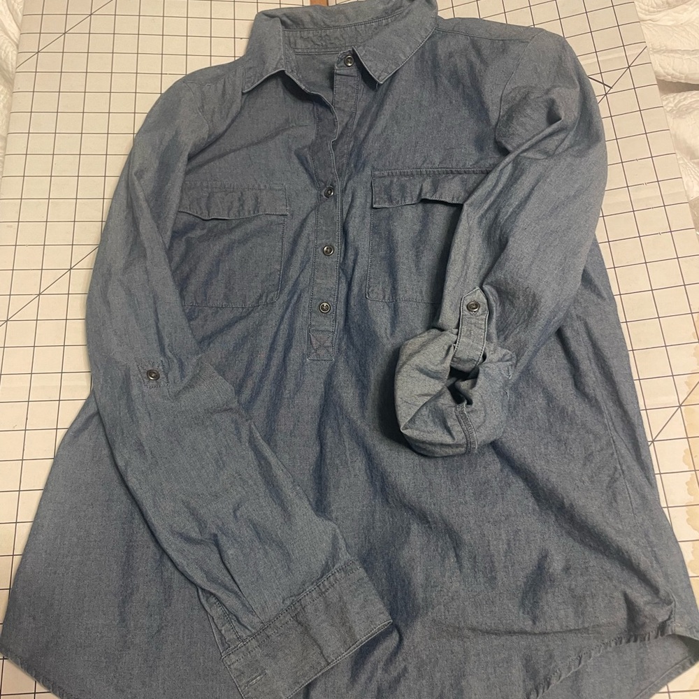 Women’s Blue Denim Shirt